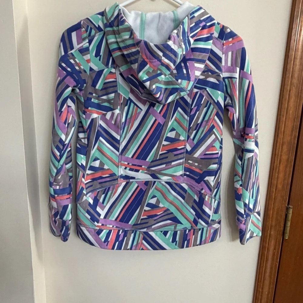 Athleta Girl Multicolor Zip Up Hoodie